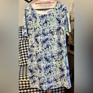 Antonio Melani Size L/XL Purple Blue Dress